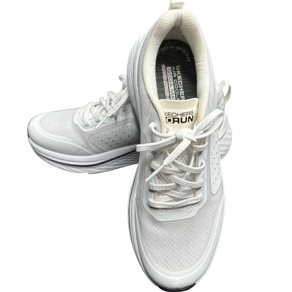 Skechers White Go Run Sneakers - Picture 6 of 11